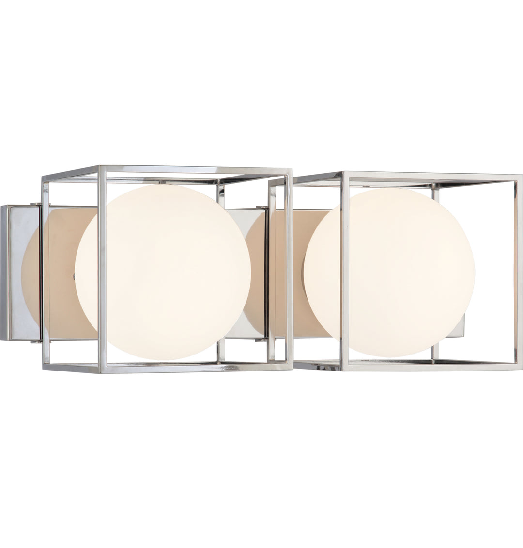 Squircle Two Light Wall Sconce in Chrome - available from The Lighting Shoppe, trusted by Canadian homeowners