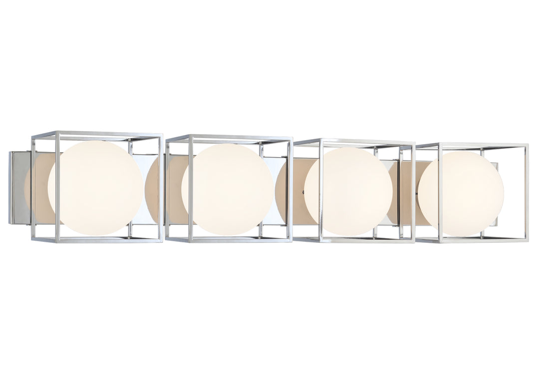 Squircle Four Light Wall Sconce in Chrome - available from The Lighting Shoppe, trusted by Canadian homeowners