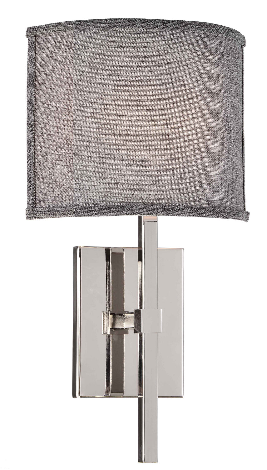 Nolan Wall Sconce One Light Wall Sconce in Chrome - available from The Lighting Shoppe, trusted by Canadian homeowners