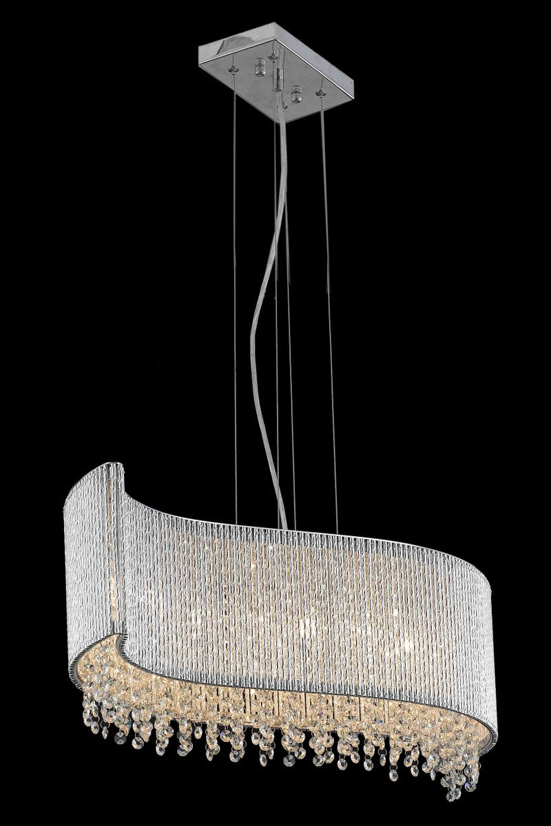 Influx Five Light Pendant in Chrome - available from The Lighting Shoppe, trusted by Canadian homeowners