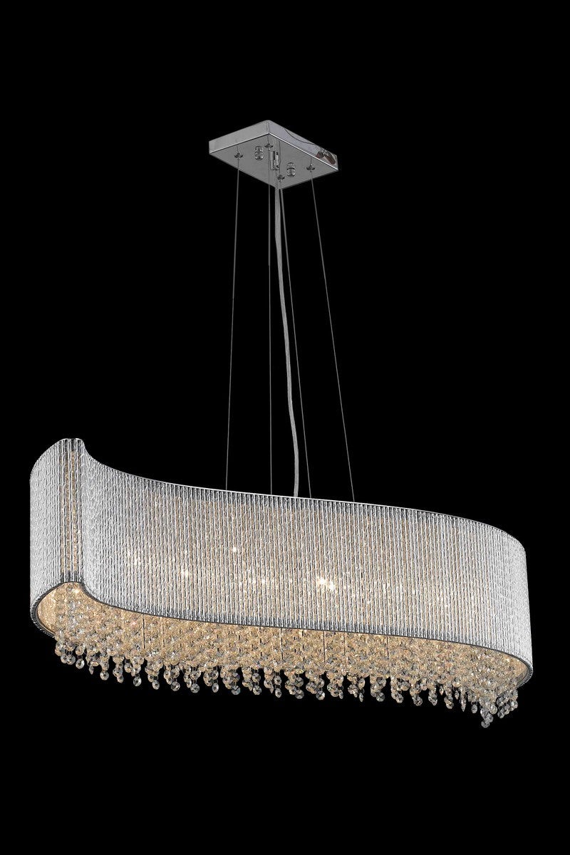 Influx Eight Light Pendant in Chrome - available from The Lighting Shoppe, trusted by Canadian homeowners