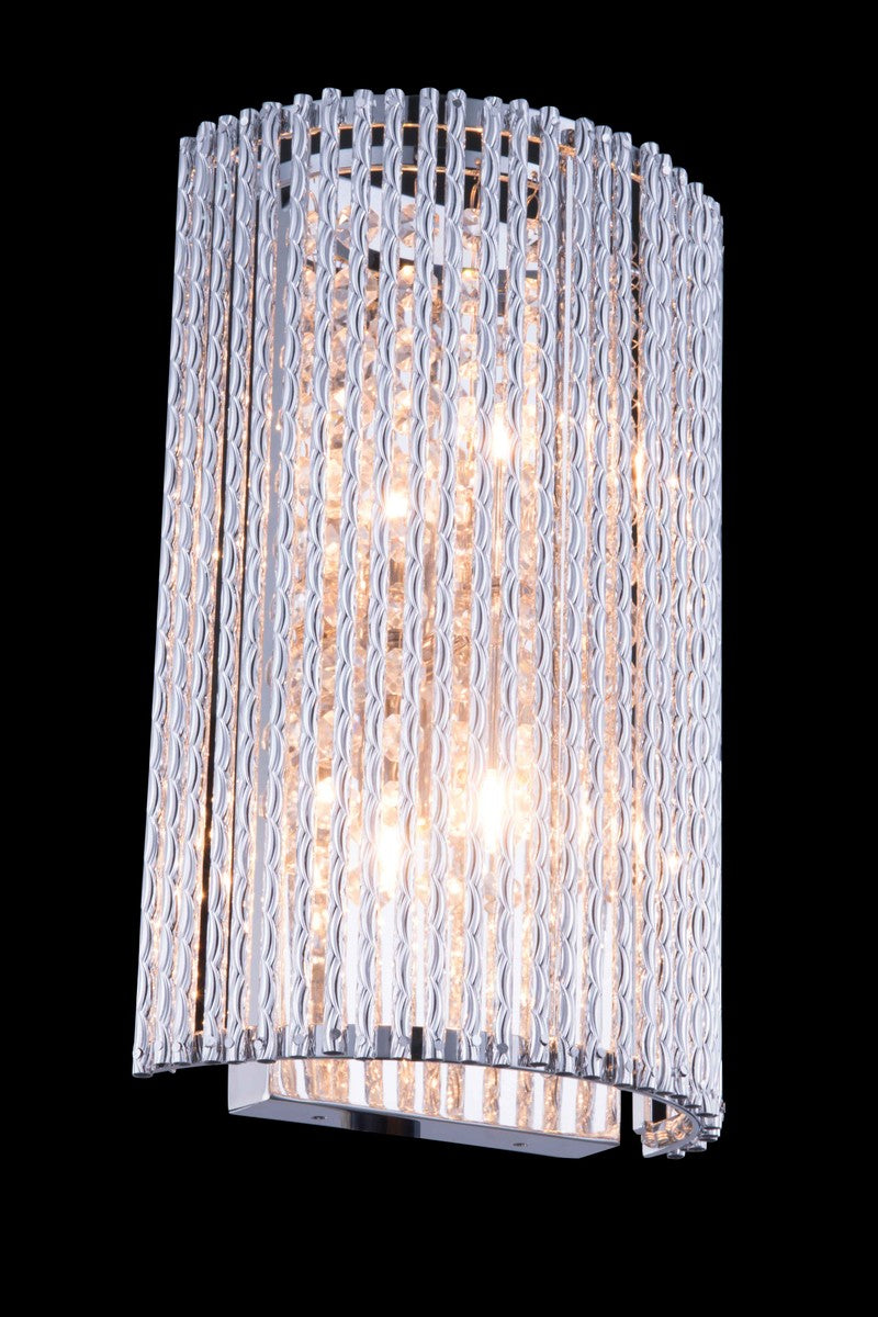 Influx Two Light Wall Sconce in Chrome - available from The Lighting Shoppe, trusted by Canadian homeowners