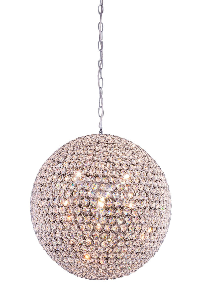 Cabaret Nine Light Pendant in Chrome - available from The Lighting Shoppe, trusted by Canadian homeowners