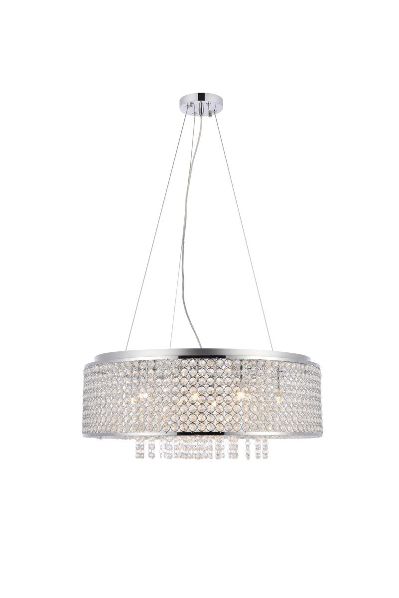 Amelie Ten Light Pendant in Chrome - available from The Lighting Shoppe, trusted by Canadian homeowners