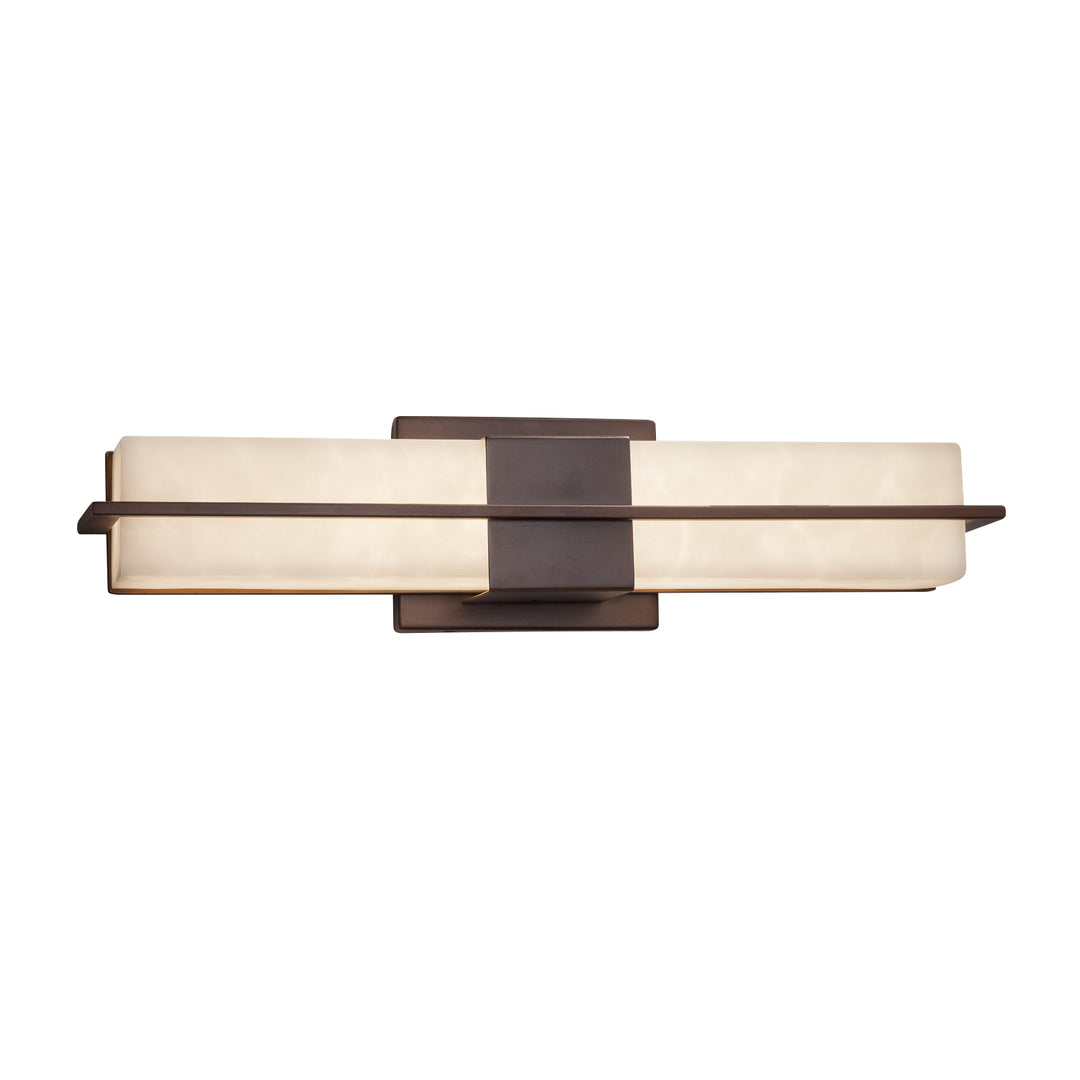 Justice Designs - CLD-9051-DBRZ - LED Linear Bath Bar - Clouds - Dark Bronze