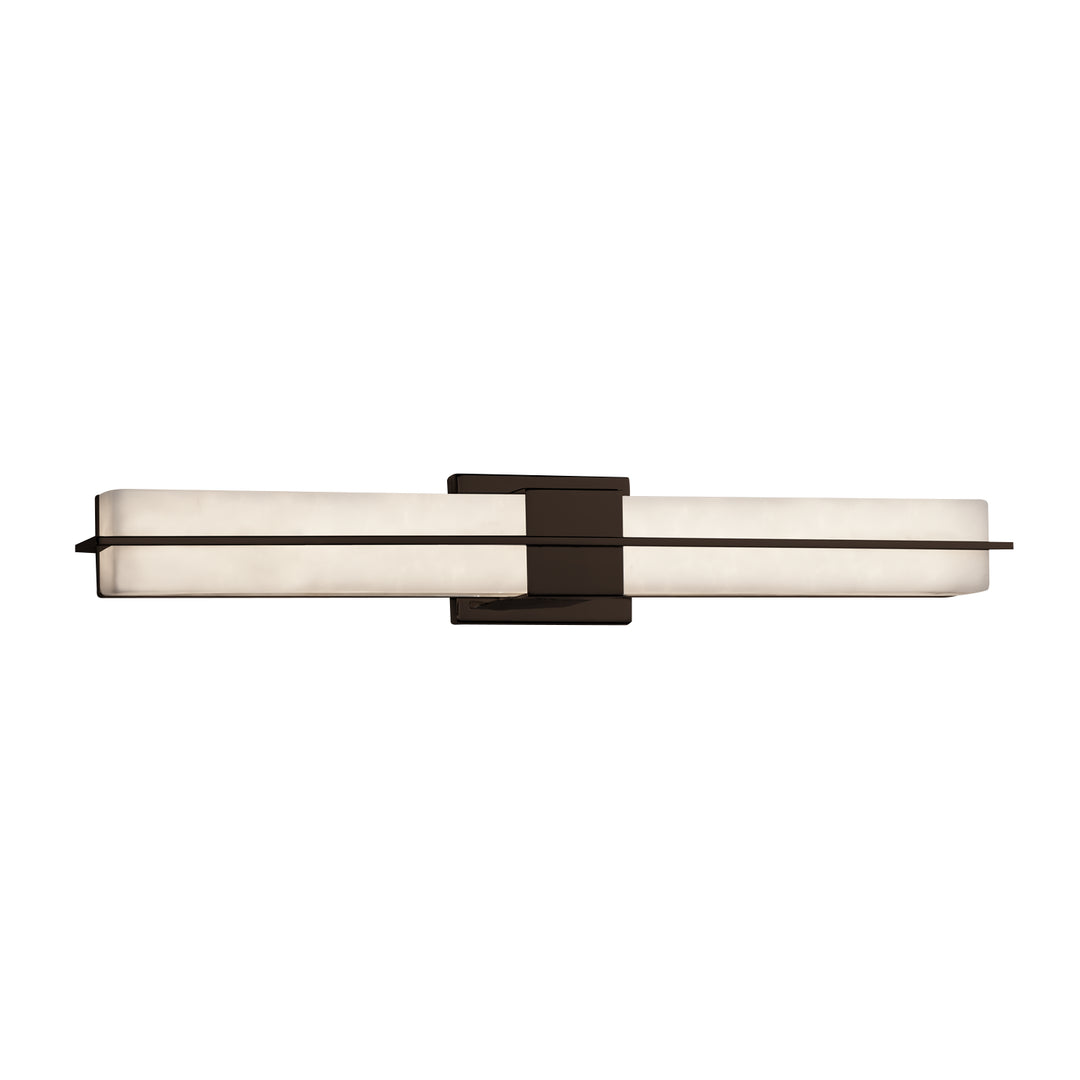 Justice Designs - CLD-9055-DBRZ - LED Linear Bath Bar - Clouds - Dark Bronze