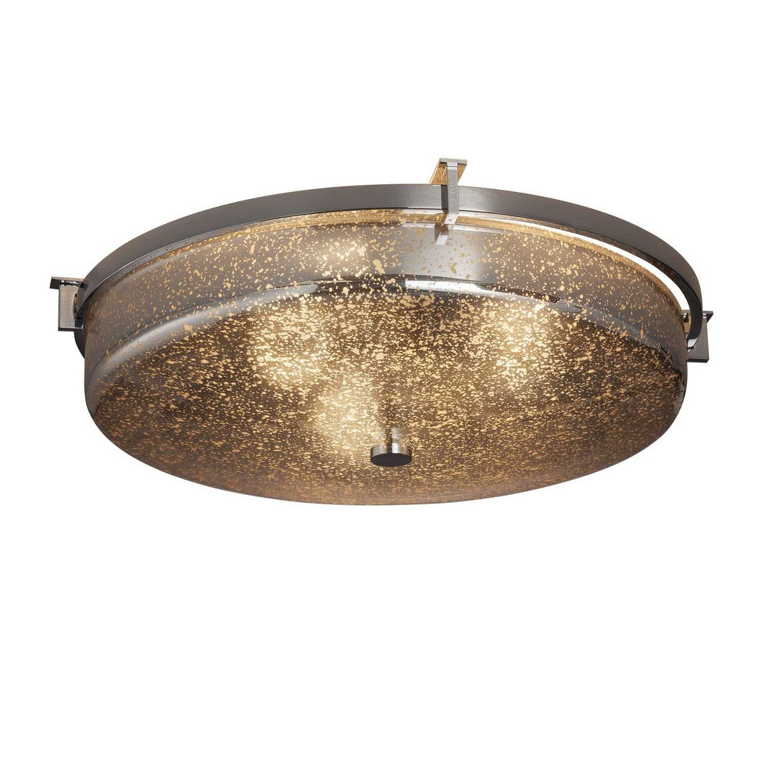 Fusion LED Flush-Mount in Polished Chrome Justice Designs