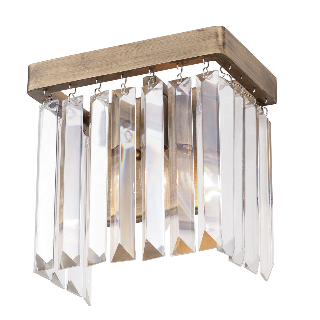 Social Club One Light Bath in Havana Gold - available from The Lighting Shoppe, trusted by Canadian homeowners