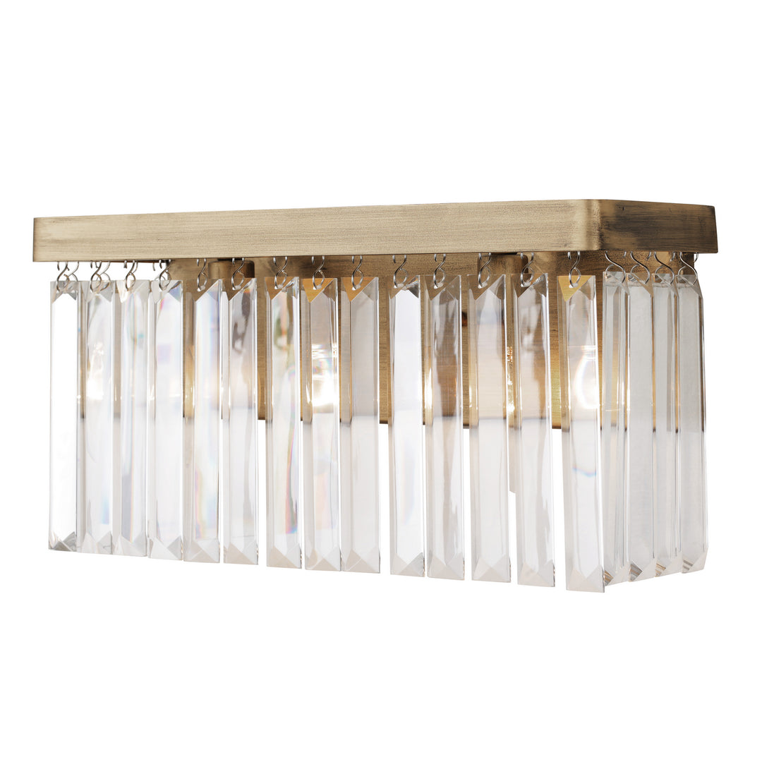 Social Club Two Light Bath in Havana Gold - available from The Lighting Shoppe, trusted by Canadian homeowners