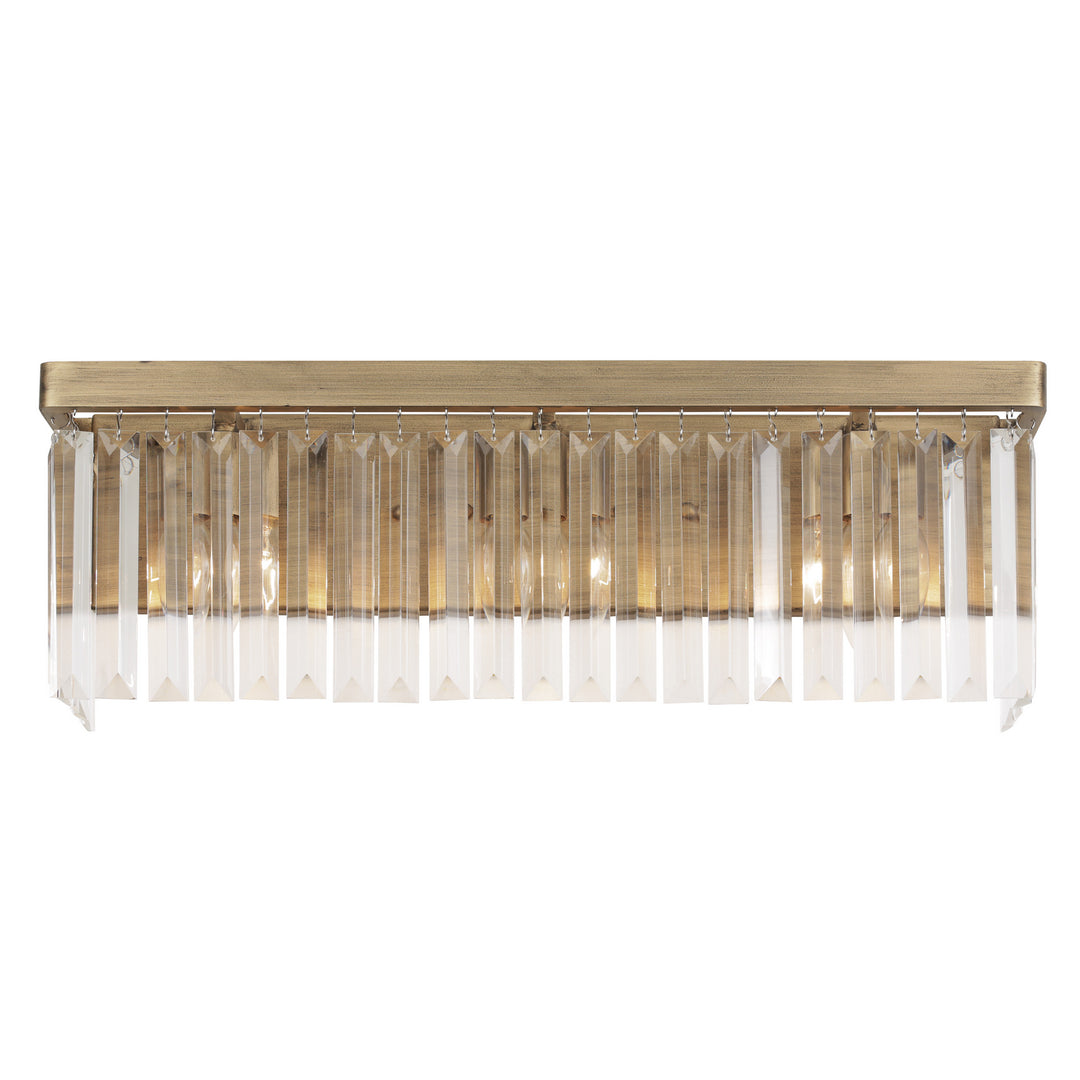 Social Club Three Light Bath in Havana Gold - available from The Lighting Shoppe, trusted by Canadian homeowners