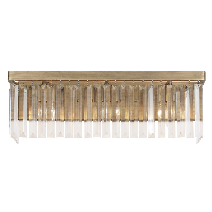 Social Club Three Light Bath in Havana Gold - available from The Lighting Shoppe, trusted by Canadian homeowners
