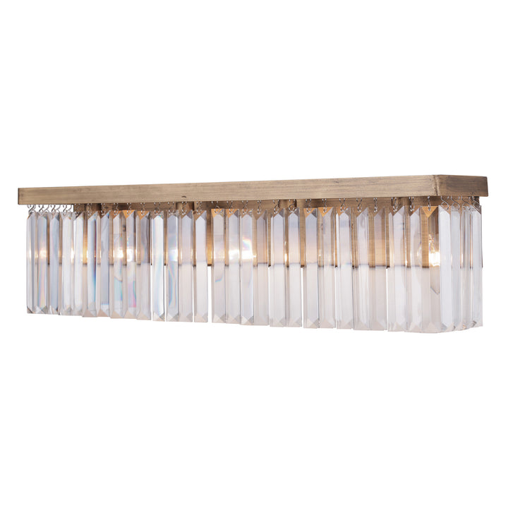 Social Club Four Light Bath in Havana Gold - available from The Lighting Shoppe, trusted by Canadian homeowners