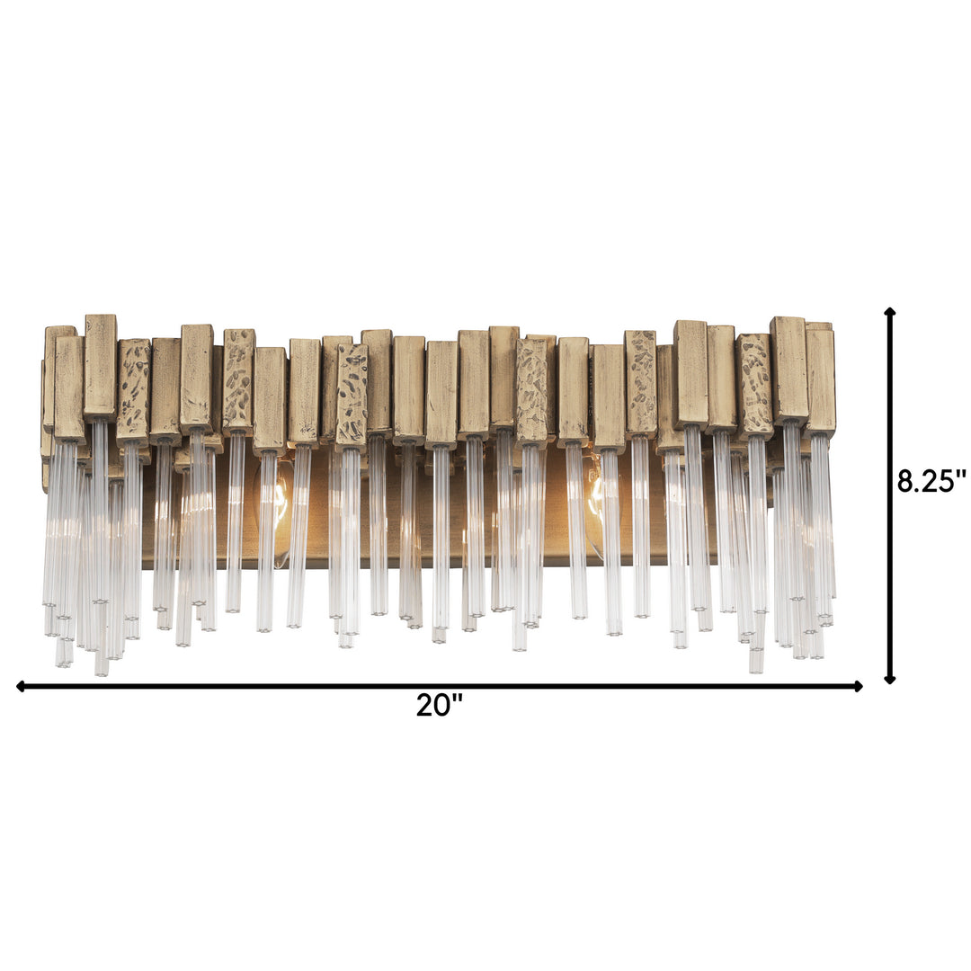 Varaluz - 309B02HG - Two Light Bath - Matrix - Havana Gold