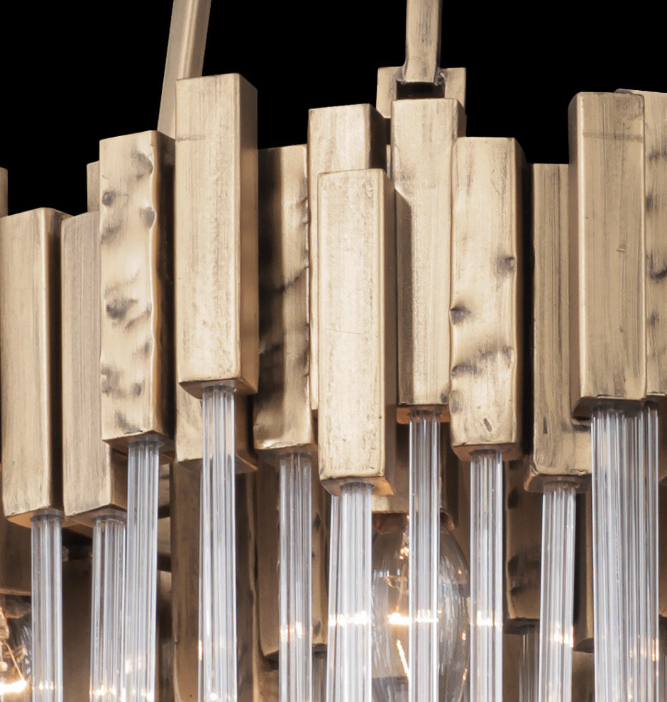 Varaluz - 309P06HG - Six Light Pendant - Matrix - Havana Gold