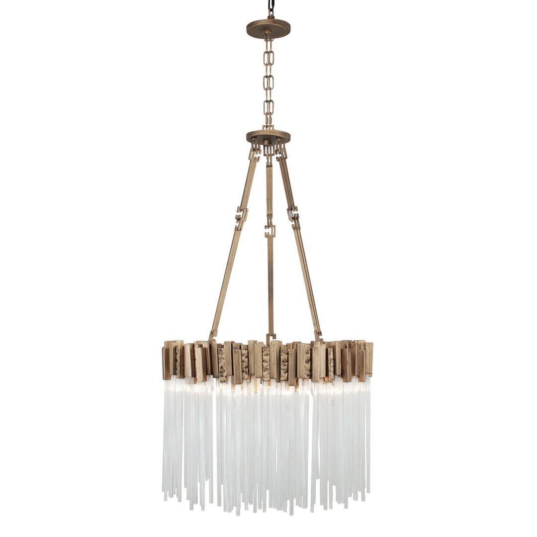 Matrix Six Light Pendant in Havana Gold - available from The Lighting Shoppe, trusted by Canadian homeowners
