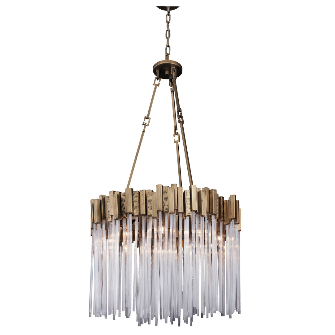 Matrix Nine Light Pendant in Havana Gold - available from The Lighting Shoppe, trusted by Canadian homeowners