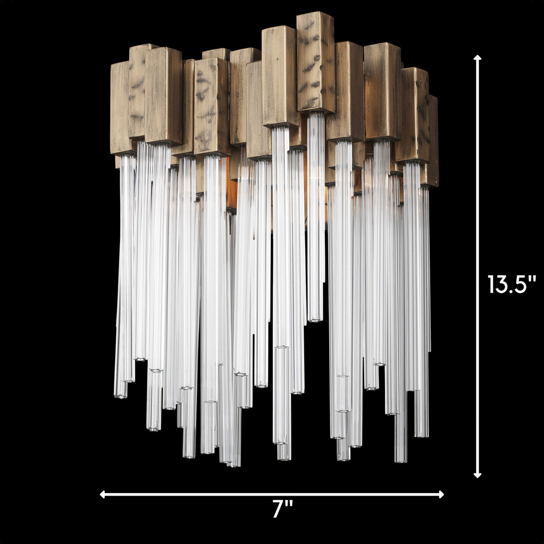 Varaluz - 309W01HG - One Light Wall Sconce - Matrix - Havana Gold