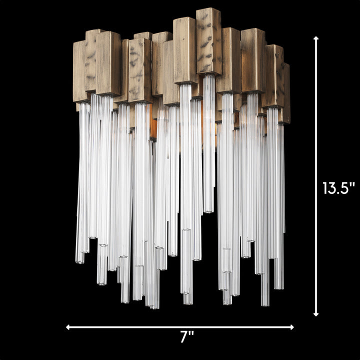 Varaluz - 309W01HG - One Light Wall Sconce - Matrix - Havana Gold