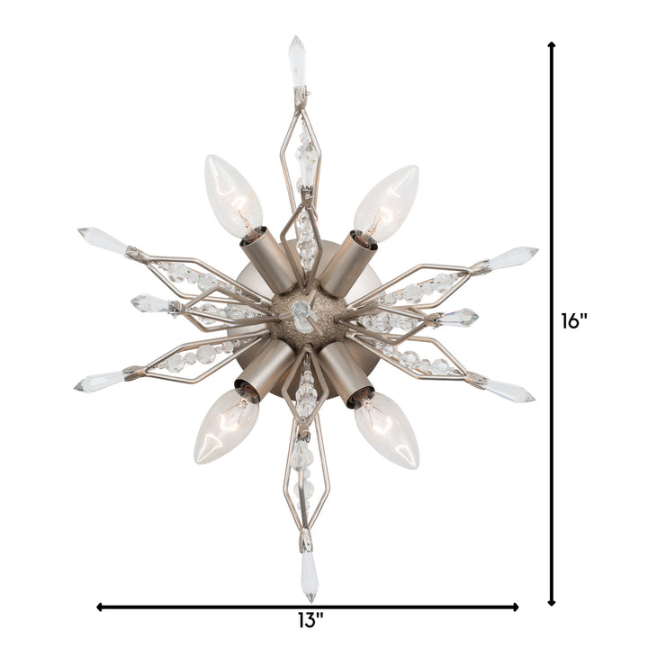 Varaluz - 311W04GD - Four Light Wall Sconce - Orbital - Gold Dust