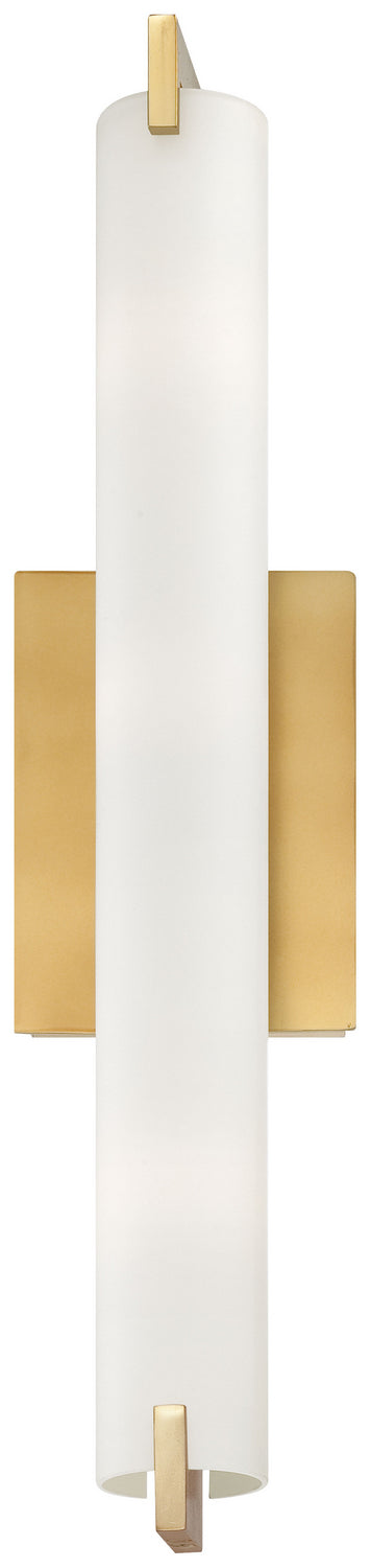 Tube LED Wall Sconce in Honey Gold - available from The Lighting Shoppe, trusted by Canadian homeowners