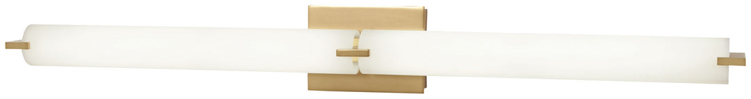 Tube LED Wall Sconce in Honey Gold - available from The Lighting Shoppe, trusted by Canadian homeowners