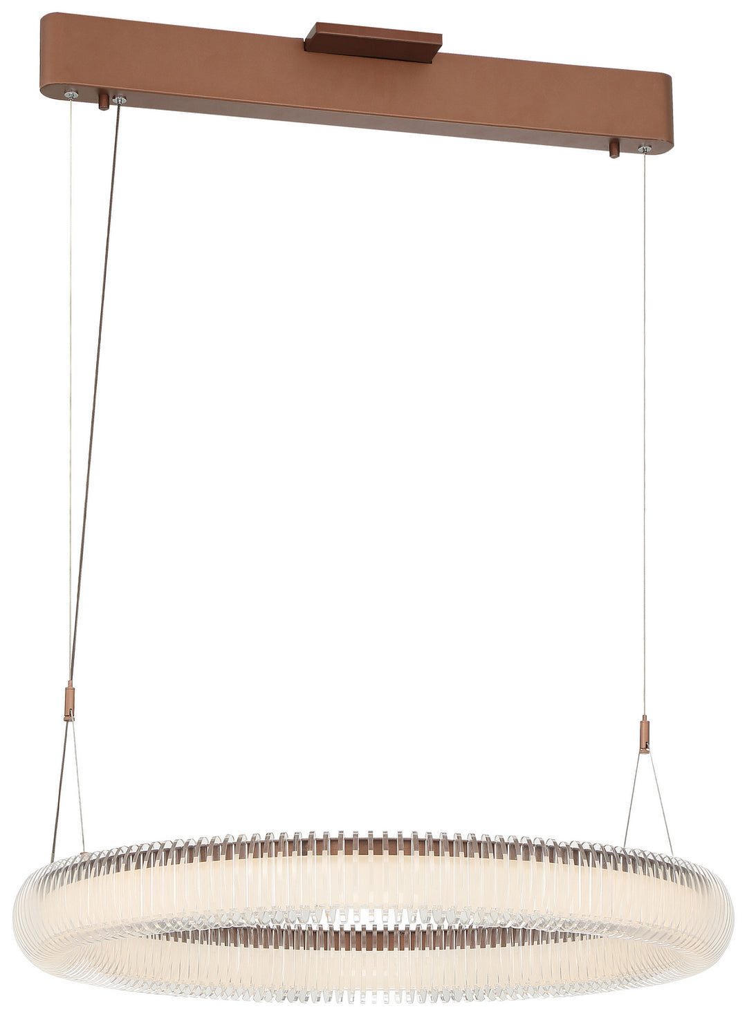 Roulette LED Pendant in Satin Bronze - available from The Lighting Shoppe, trusted by Canadian homeowners