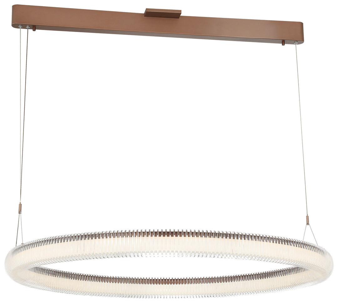 Roulette LED Pendant in Satin Bronze - available from The Lighting Shoppe, trusted by Canadian homeowners
