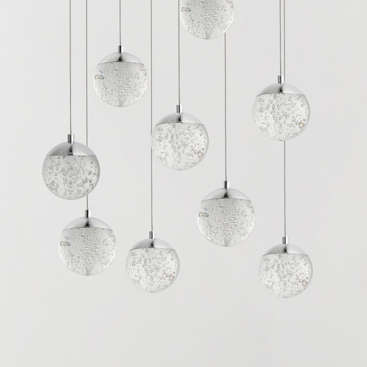 ET2 - E24269-91PC - LED Pendant - Orb II - Polished Chrome