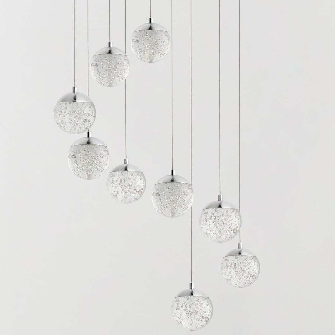 ET2 - E24269-91PC - LED Pendant - Orb II - Polished Chrome
