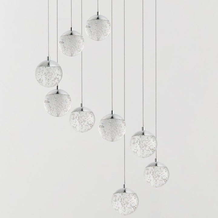 ET2 - E24269-91PC - LED Pendant - Orb II - Polished Chrome