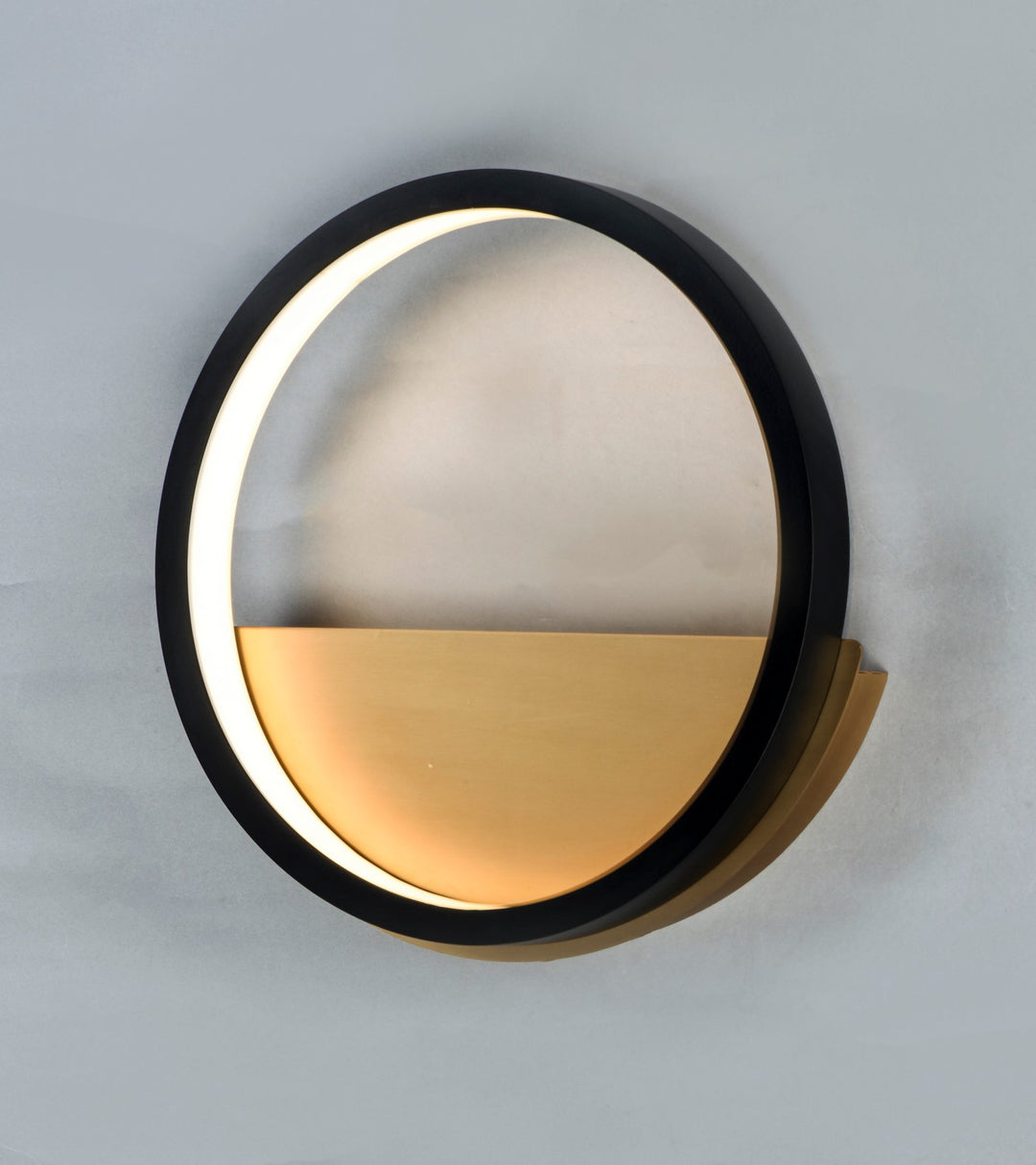 ET2 - E24320-BKGLD - LED Wall Sconce - Hoopla - Black / Gold