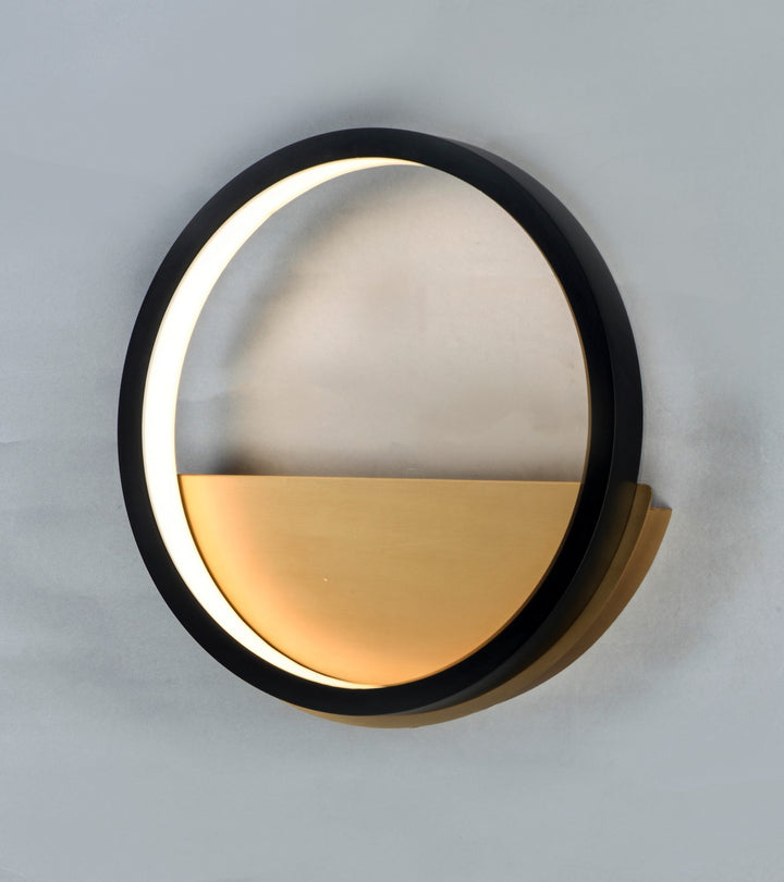 ET2 - E24320-BKGLD - LED Wall Sconce - Hoopla - Black / Gold