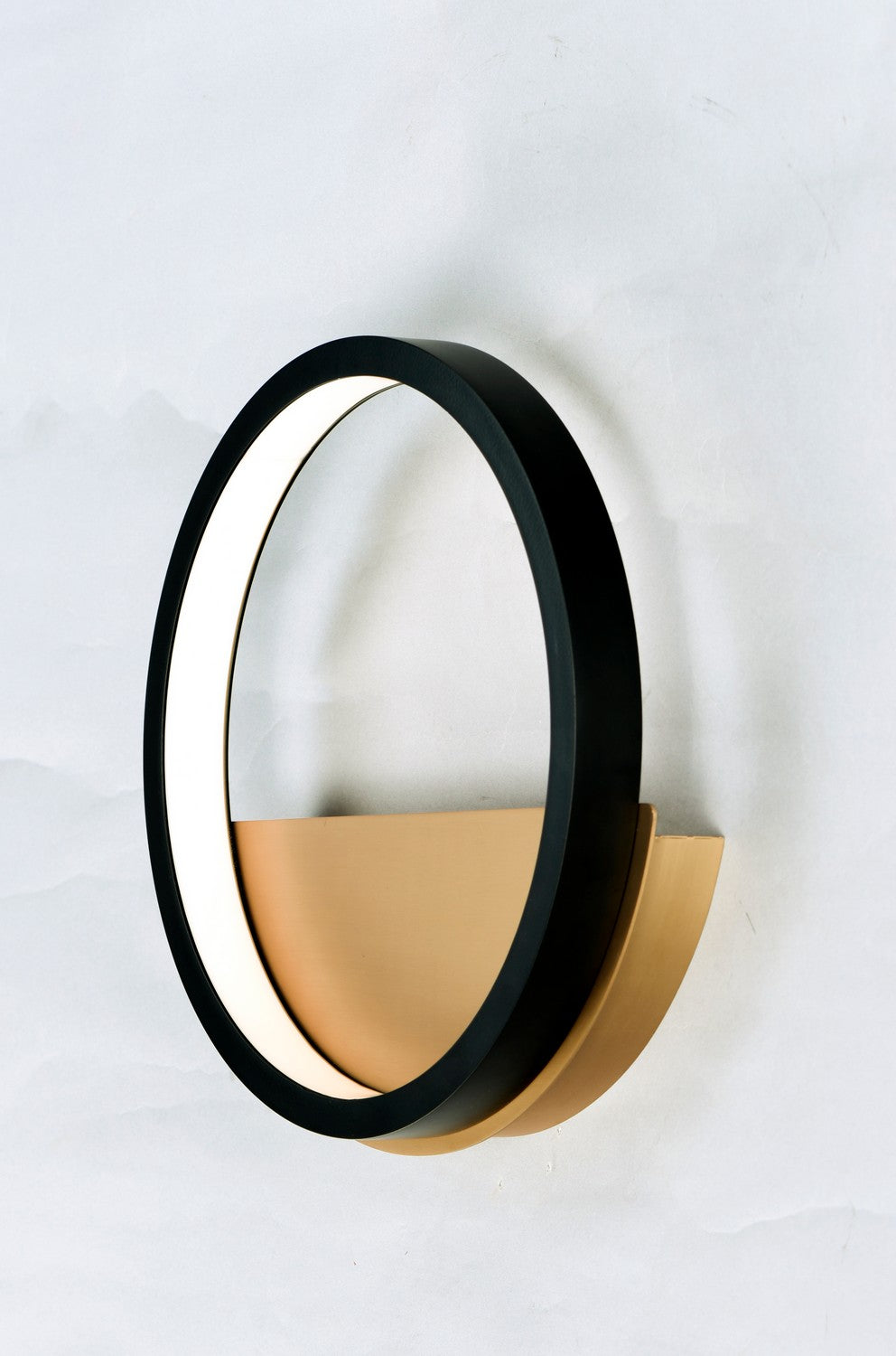 ET2 - E24320-BKGLD - LED Wall Sconce - Hoopla - Black / Gold
