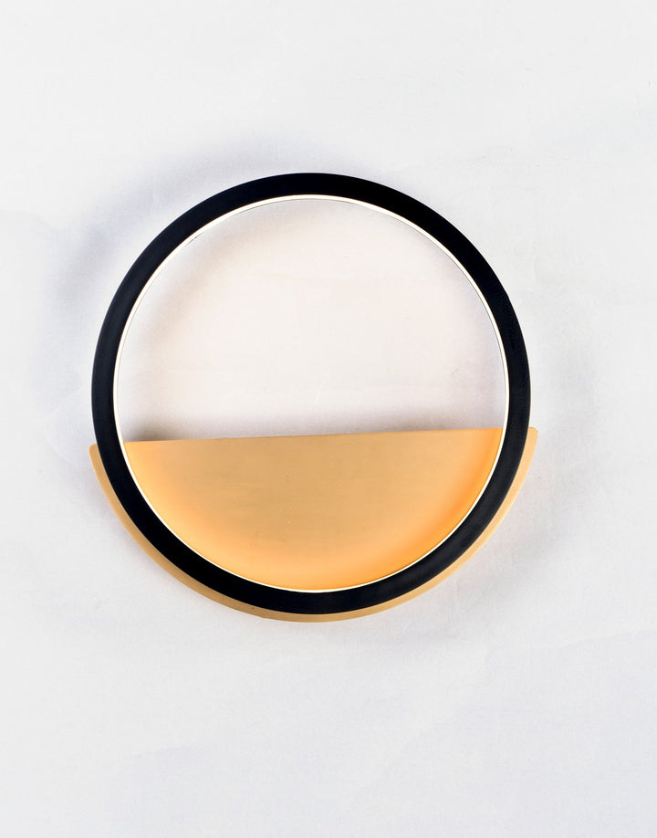 ET2 - E24320-BKGLD - LED Wall Sconce - Hoopla - Black / Gold