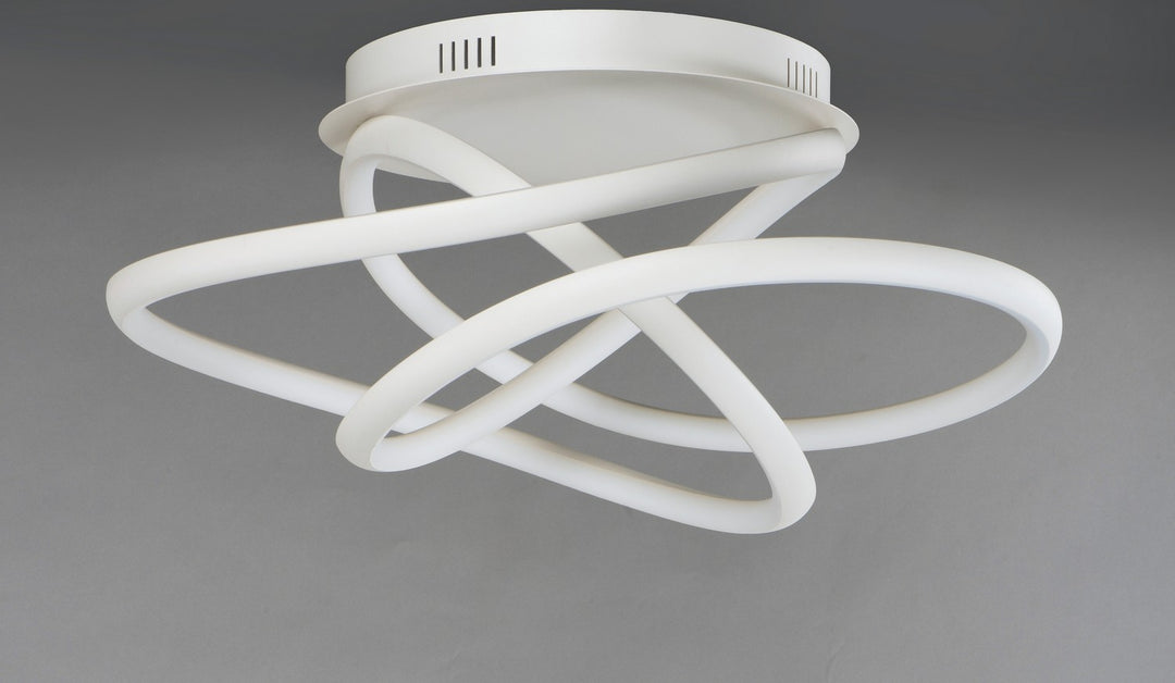 ET2 - E30640-MW - LED Flush Mount - Twisted - Matte White