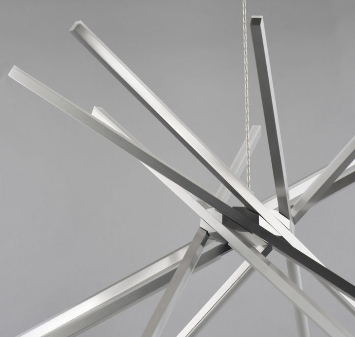 ET2 - E41446-SA - LED Pendant - Alumilux Aster - Satin Aluminum