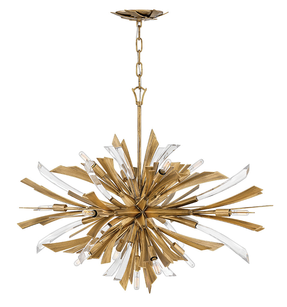 Vida LED Pendant in Burnished Gold - available from The Lighting Shoppe, trusted by Canadian homeowners