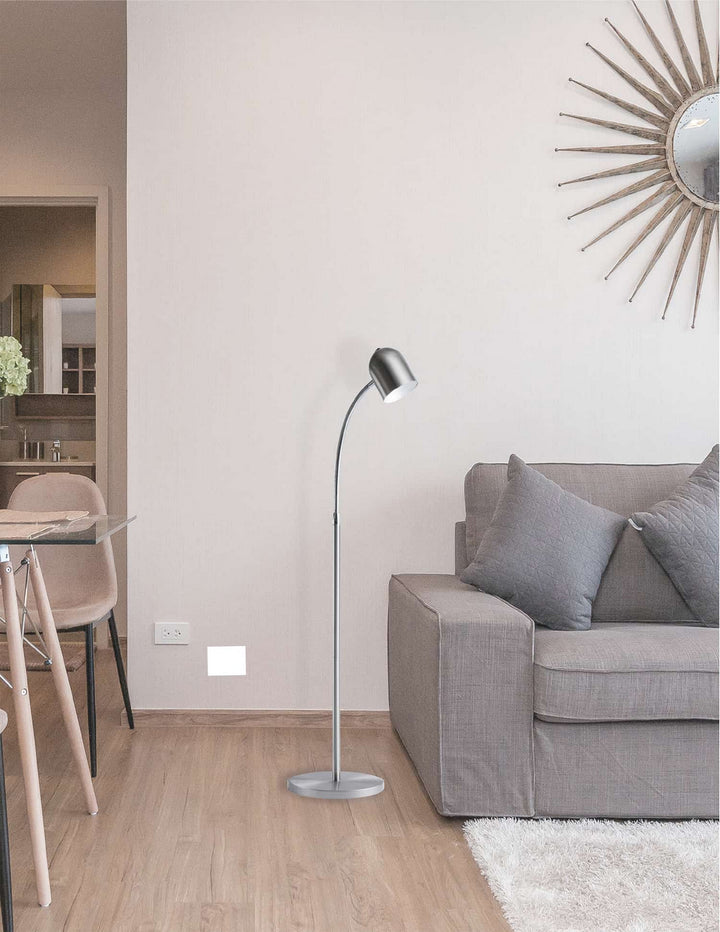 Dainolite Canada - 123LEDF-SC - LED Floor Lamp - Satin Chrome