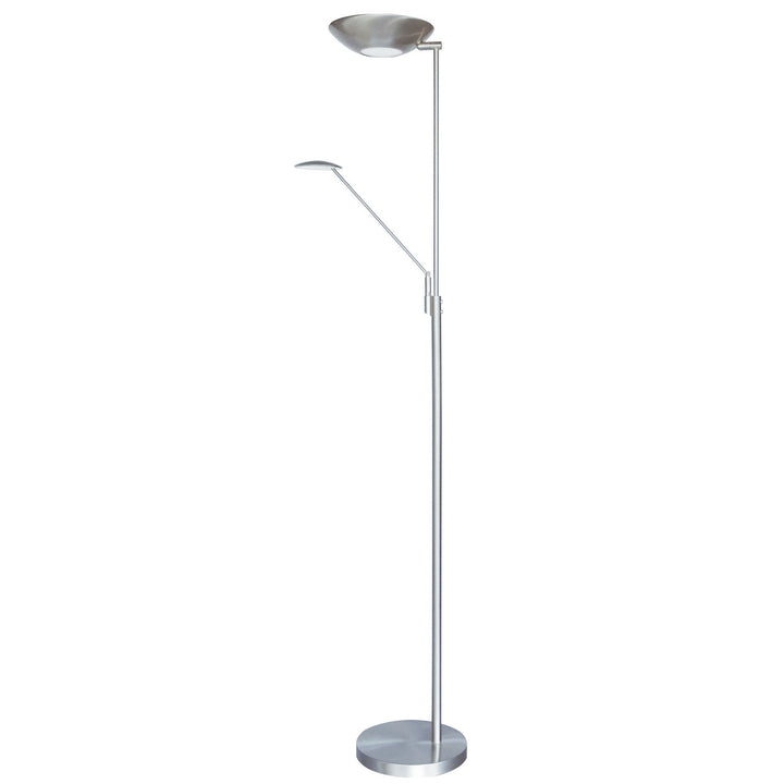 LED Floor Lamp in Satin Chrome - available from The Lighting Shoppe, trusted by Canadian homeowners