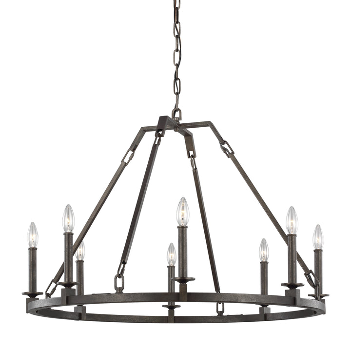 Visual Comfort Studio Canada - F3214/8SMS - Eight Light Chandelier - Landen - Smith Steel