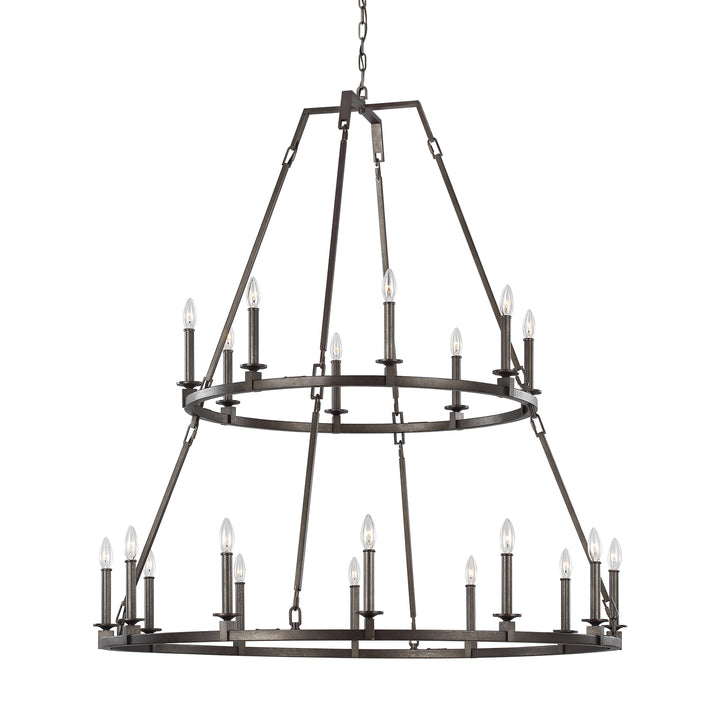 Visual Comfort Studio Canada - F3217/20SMS - 20 Light Chandelier - Landen - Smith Steel