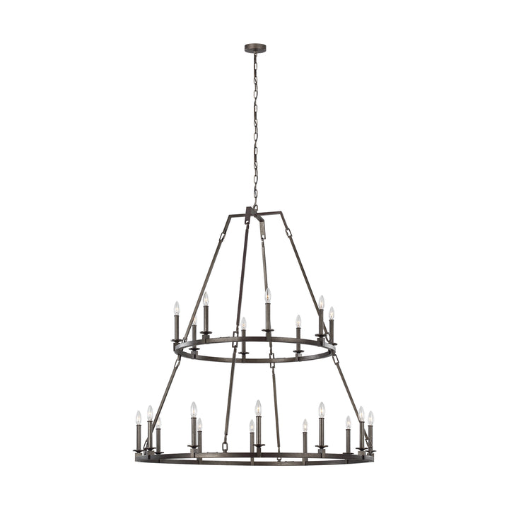Visual Comfort Studio Canada - F3217/20SMS - 20 Light Chandelier - Landen - Smith Steel