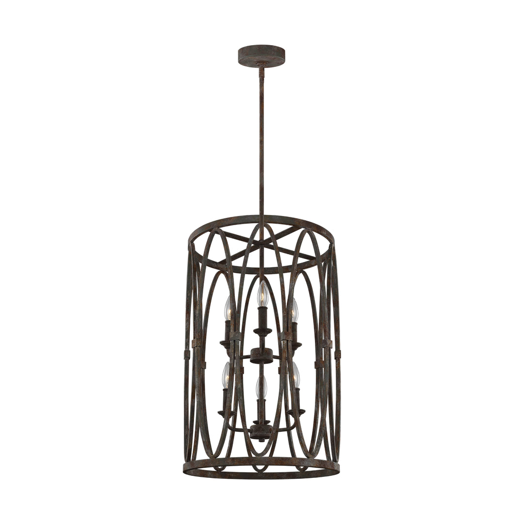 Visual Comfort Studio Canada - F3223/6DA - Six Light Hanging Shade - Patrice - Deep Abyss