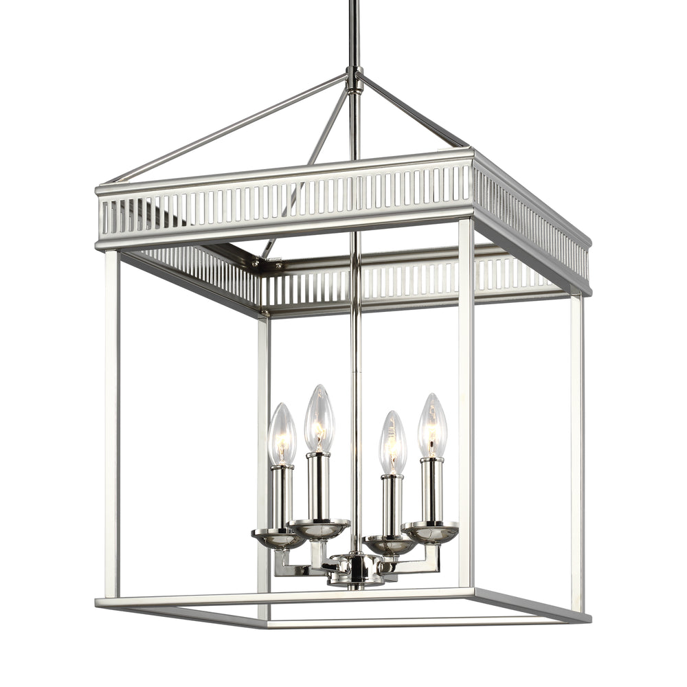 Visual Comfort Studio Canada - F3275/4PN - Four Light Lantern - Woodruff - Polished Nickel