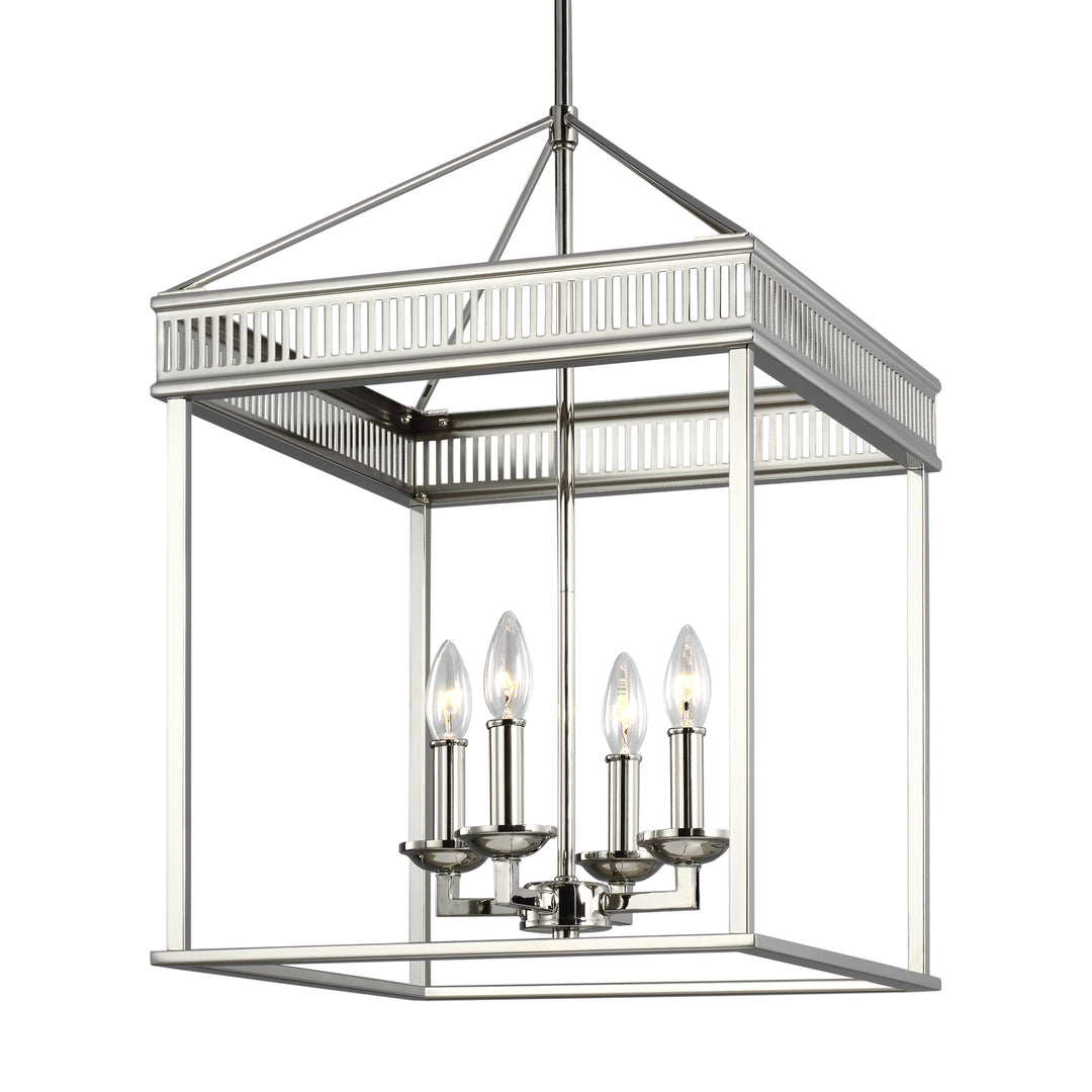 Visual Comfort Studio Canada - F3275/4PN - Four Light Lantern - Woodruff - Polished Nickel