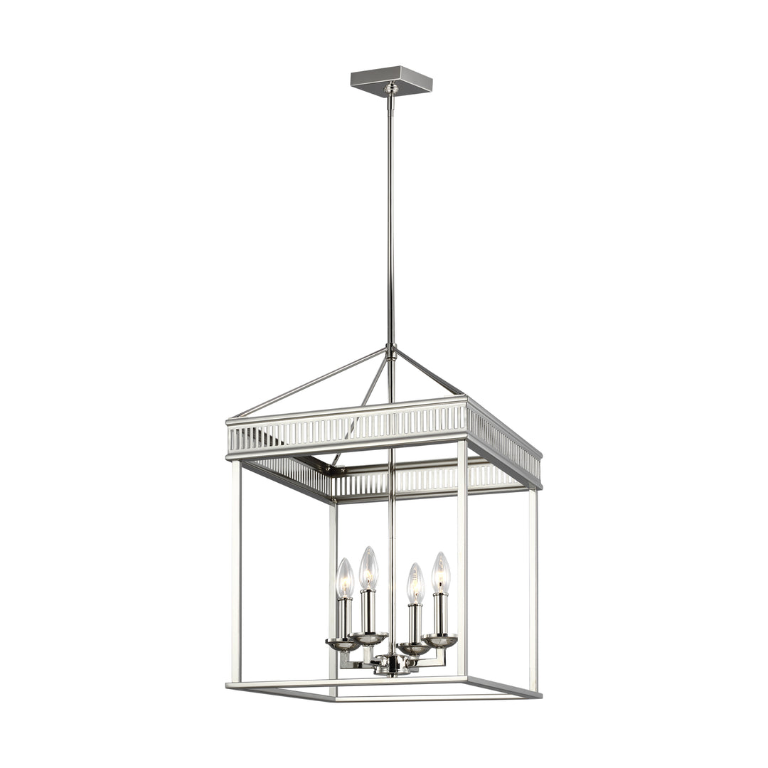 Visual Comfort Studio Canada - F3275/4PN - Four Light Lantern - Woodruff - Polished Nickel