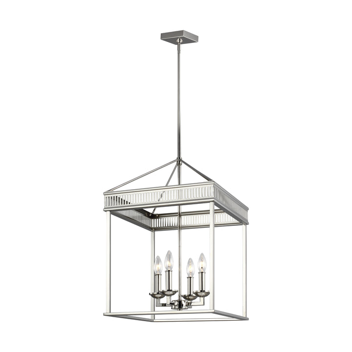 Visual Comfort Studio Canada - F3275/4PN - Four Light Lantern - Woodruff - Polished Nickel