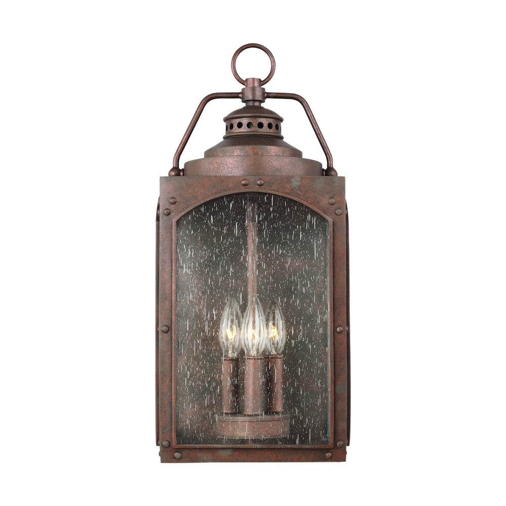 Generation Lighting Canada - OL14372CO - Three Light Outdoor Wall Lantern - Randhurst - Copper Oxide