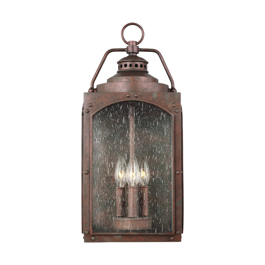 Generation Lighting Canada - OL14372CO - Three Light Outdoor Wall Lantern - Randhurst - Copper Oxide
