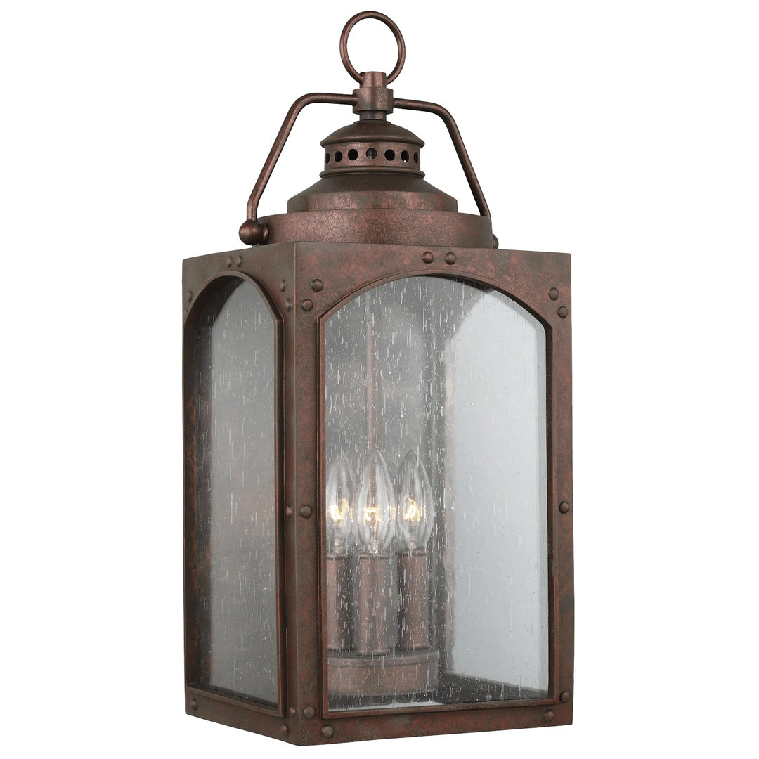 Generation Lighting Canada - OL14372CO - Three Light Outdoor Wall Lantern - Randhurst - Copper Oxide